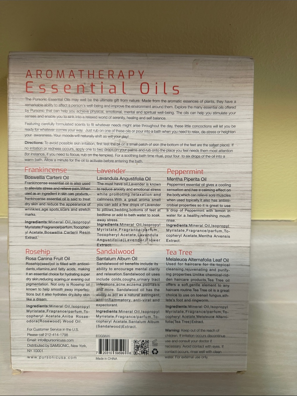 Soma Aromatherapy Essential Oils Set - Coral Labels - Picture 2 of 3